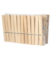 002702549 PINZAS ROPA MADERA 24ud GSC