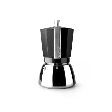 629212 CAFETERA 12 TAZAS NEGRA ELBA IBILI