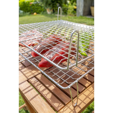 2597 PARRILLA PESCADO INOXIDABLE 40x45cm SAUVIC