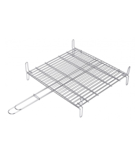 2685 PARRILLA DOBLE INOXIDABLE 40x45cm SAUVIC