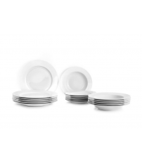 692100 SET 18 PIEZAS CASTILLA BLANCO IBILI