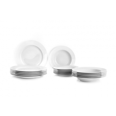 692100 SET 18 PIEZAS CASTILLA BLANCO IBILI