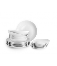 692200 SET 18 PIEZAS BOLONIA BLANCO IBILI
