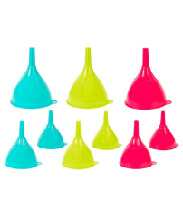 1224 PACK 3 EMBUDOS COLOR SURTIDO