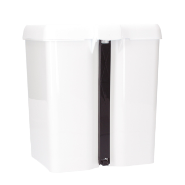 3075 CUBO CON PEDAL BLANCO 7L