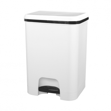 2570 CUBO CON PEDAL BLANCO 26L