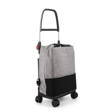 ONE001 CARRO COMPRA T-SHOP TWEED 4 RUEDAS GRIS ROLSER