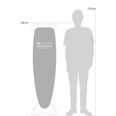 K07001 TABLA DE PLANCHAR K-SURF TERRA 130x37cm. ROLSER