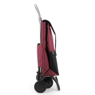 IMX499 CARRO COMPRA IMAX URBAN MF 4 RUEDAS BURDEOS ROLSER