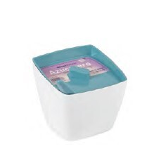 1080 AZUCARERO CUADRADO BLANCO CON CUCHARA