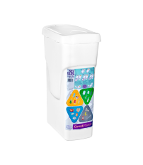 3060 CUBO DE BASURA ECOLOGICO 25L BLANCO