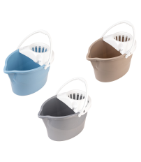 3033 CUBO OVALADO CON ESCURRIDOR 17 L COLORES SURTIDOS