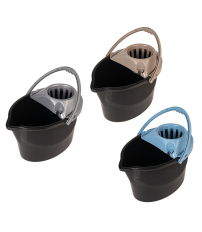 3034 CUBO OVALADO CON ESCURRIDOR 17 L COLORES SURTIDOS