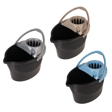 3034 CUBO OVALADO CON ESCURRIDOR 17 L COLORES SURTIDOS