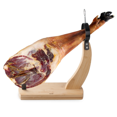 684210 SOPORTE JAMONERO MADERA DE BAMBU GONDOLA NOBLE IBILI