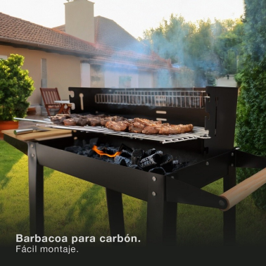 401000006 BARBACOA CARRO ACERO 52x27cm MUSTERS VASSARY
