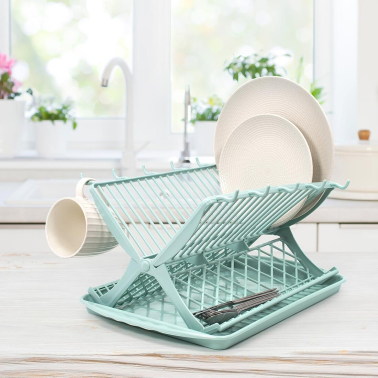 16451 ESCURREPLATOS CON BANDEJA 42cm RIGA HEGA