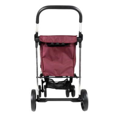 BAS002 CARRO COMPRA BASKET MF 4 RUEDAS BURDEOS ROLSER