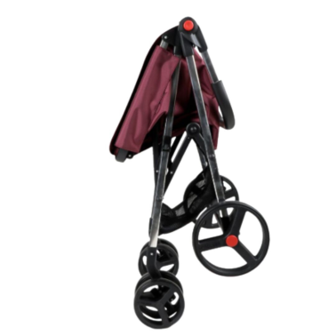 BAS002 CARRO COMPRA BASKET MF 4 RUEDAS BURDEOS ROLSER