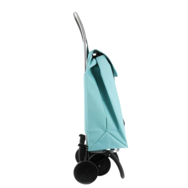 SAQ056 CARRO COMPRA SAQUET LN 4 RUEDAS CELESTE ROLSER