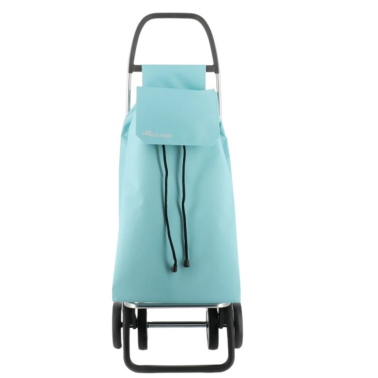 SAQ056 CARRO COMPRA SAQUET LN 4 RUEDAS CELESTE ROLSER