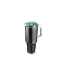 669009 VASO DOBLE PARED CON ASA GO 900ml IBILI