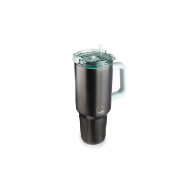 669009 VASO DOBLE PARED CON ASA GO 900ml IBILI
