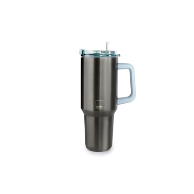 669009 VASO DOBLE PARED CON ASA GO 900ml IBILI