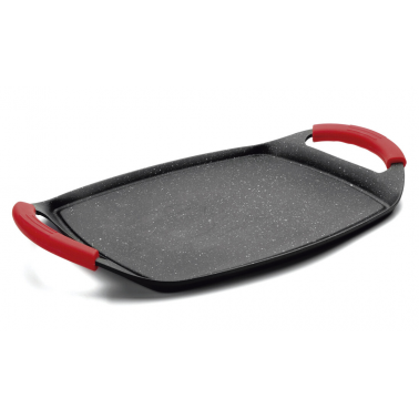 25536 PLANCHA GRILL ALUMINIO 22,5x29x1,5x20cm ECO-PIEDRA LACOR