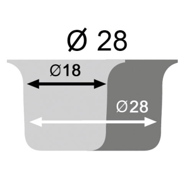 60348 HERVIDOR EXTENSIBLE Ø28cm  LACOR