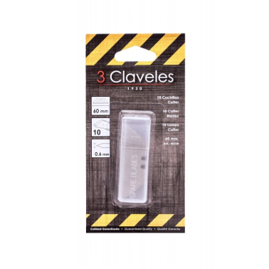 00238 10u CUCHILLA TRAPEZOIDES PERFORADAS 3C