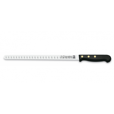 00965 CUCHILLO JAMONERO ALVEOLADO POM 29cm 3C