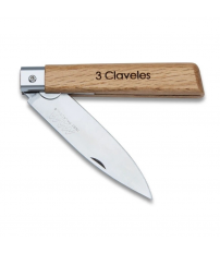 1754 NAVAJA MADERA CON PUNTA Y BLOQUEO DE HOJA 3 CLAVELES