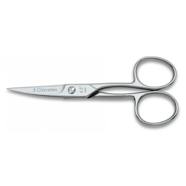 02017 TIJERA UÑAS CURVA 4.5" 3C