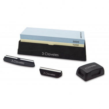 09428 SET PIEDRA AFILADO 1000/3000 CON BASE 2 GUIAS Y RECTIFICADOR 3C
