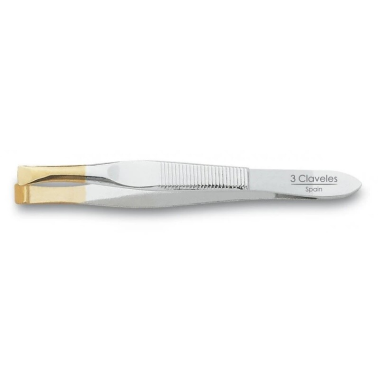 12242 PINZA ANCHA ORO 8cm 3C