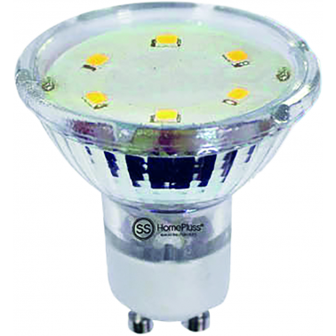 LAMPARA DIC.LED CRISTAL GU10 5W 6000K