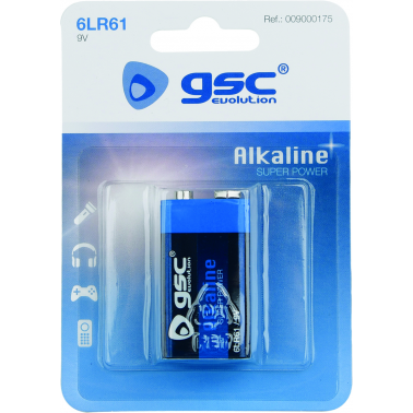 PILA ALKALINA GSC EVOLUT.6LR61 9V BL(1)