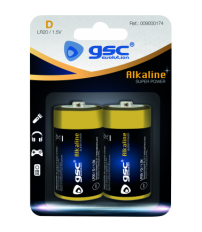 PILA ALKALINA GSC EVOLUT.LR20 (D) BL(2)