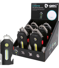 LINTERNA LED COB DE SEGURIDAD 10W