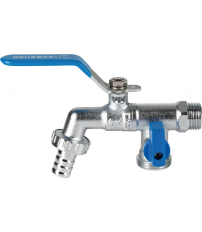 GRIFO CURVO 3059D-2 SAL.1/2X3/4X3/4 MANG