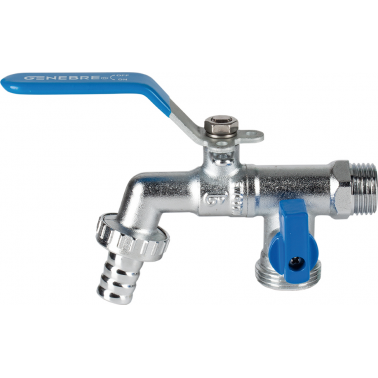 GRIFO CURVO 3059D-2 SAL.1/2X3/4X3/4 MANG