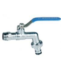GRIFO CURVO 3060-1/2"X3/4" P.INOX C.RAPI