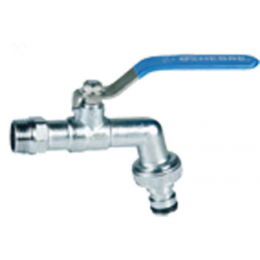 GRIFO CURVO 3060-3/4"X1" P.INOX C.RAPI