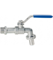 GRIFO CURVO 3063-1/2"X3/4" MANGUERA INOX