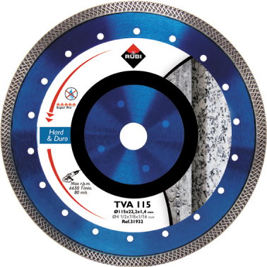 DISCO DIAMANTE RUBI TVA 115MM SUPERPRO