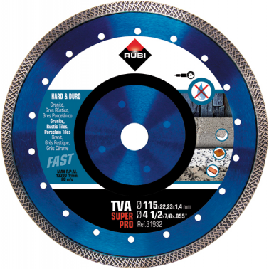 DISCO DIAMANTE TVA 31935 230MM SUPERPRO