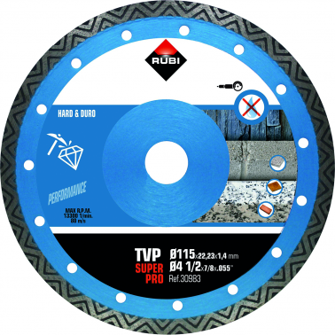 DISCO DIAMANTE TVP 30983 115MM SUPERPRO