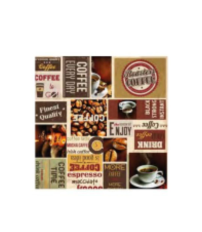 56714 1m ALFOMBRA PASILLERA ITALICA DIGITAL COFFEE DAY 52cm DINTEX