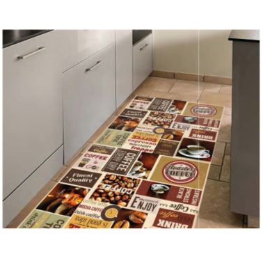 56714 1m ALFOMBRA PASILLERA ITALICA DIGITAL COFFEE DAY 52cm DINTEX